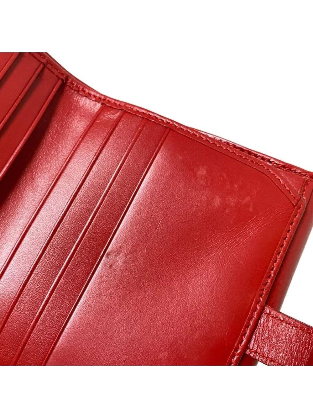 Authentic GUCCI Jackie GG Pattern Jacquard Leather Wallet br176-112025 - Picture 7 of 8